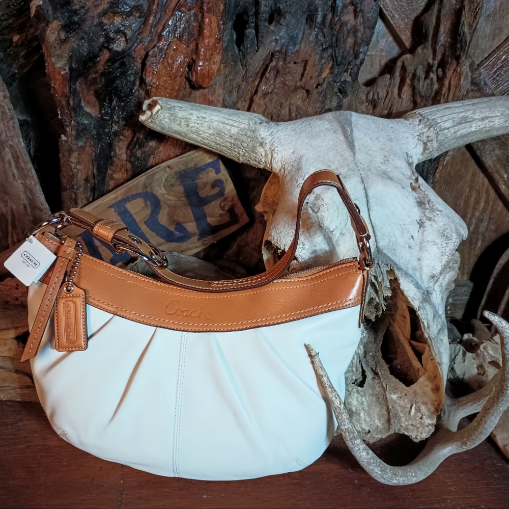 NWT large Coach pleated hobo bag #f13730 - Picture 2 of 7